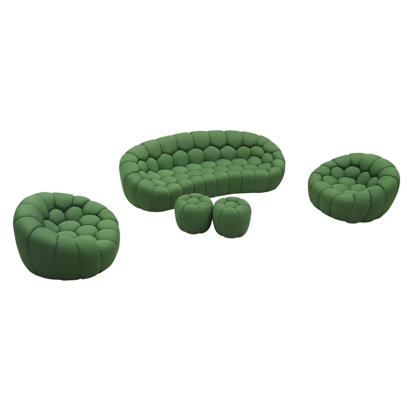 Latitude Run® 105'' Curved Sofa Wayfair